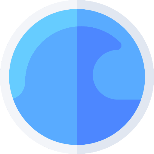 Beach sea wave beach icon