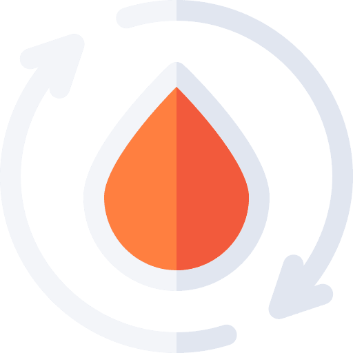 Menstrual cycle healthcare and medical menstrual cycle ovary icon