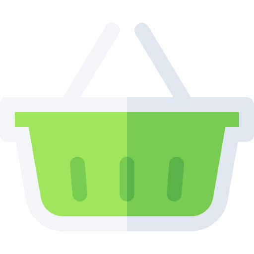 Shopping commerce store basket icon