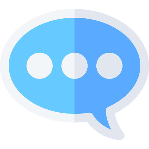 Communication chat speech message icon