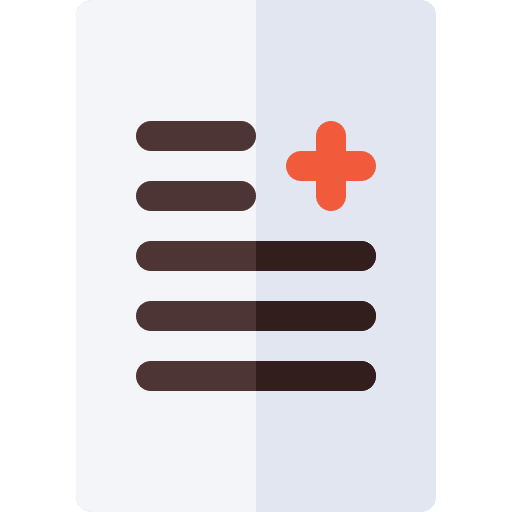 Exam document testing exam icon