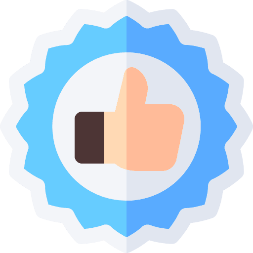 Like social network finger advantages icon