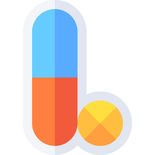 Medical pills healthcare and medical drugs icon