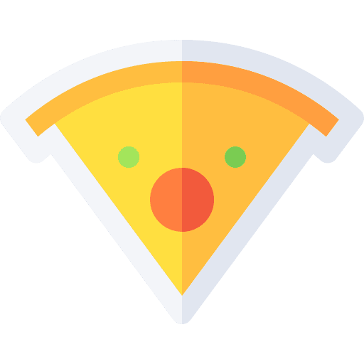 Pizza fast food food and restaurant slice icon