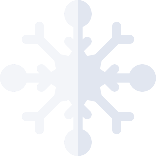 Snowflake winter climate cold icon