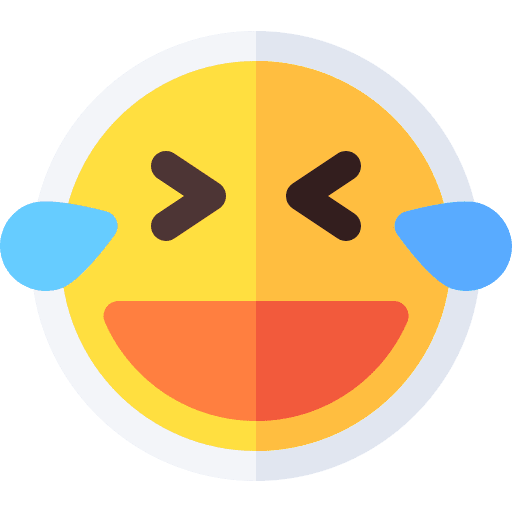 Stickers smile laugh emoticon icon