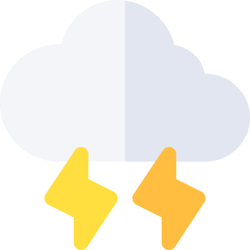 Storm nature thunderstorm forecast icon