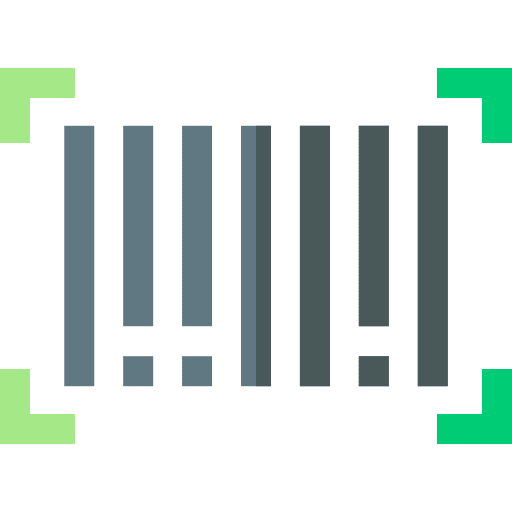 Barcode barcode shopping horizontal icon