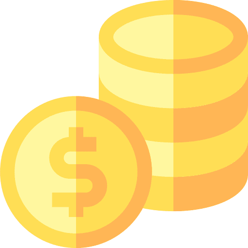 Money business and finance business coin icon