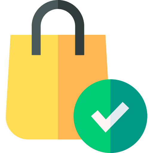 Shopping bag purchase shopping bag online store icon