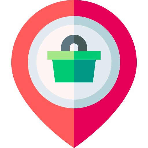 Location pin marker map pointer icon