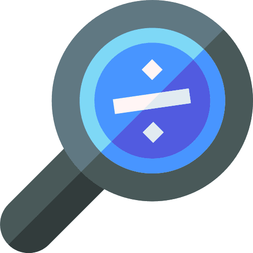 Search sale shopping magnifying glass icon
