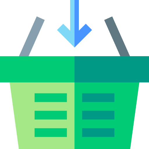 Shopping basket eshop commerce and shopping shopping basket icon