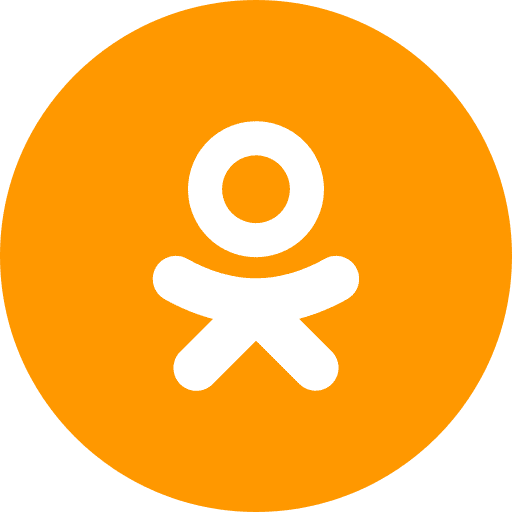 Odnoklassniki social social network social media logo icon