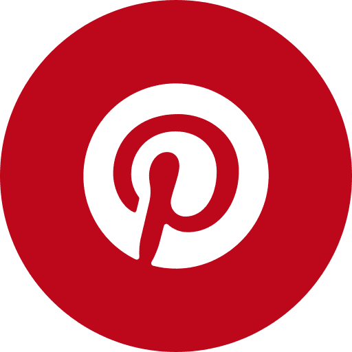 Pinterest social badge letter p social media logo icon