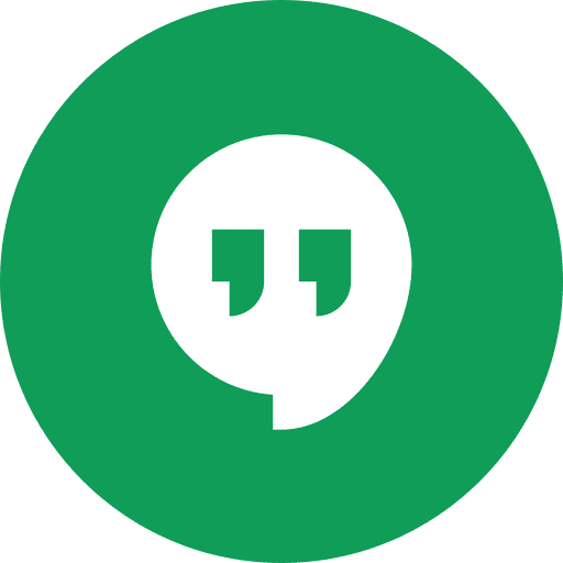 Hangouts social network social media hangout icon