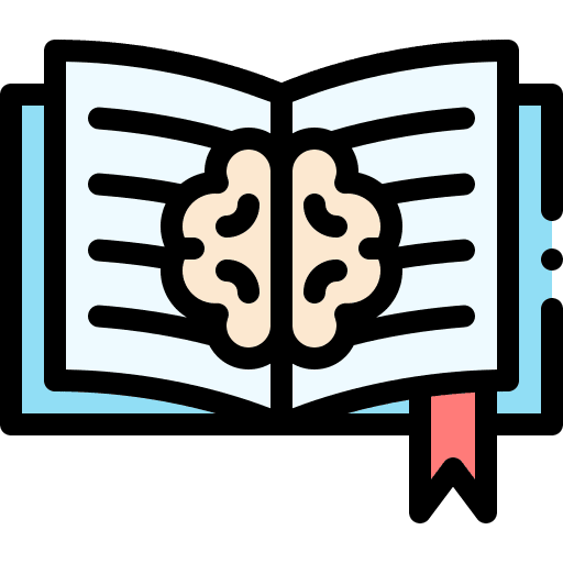 Book literature library reading icon