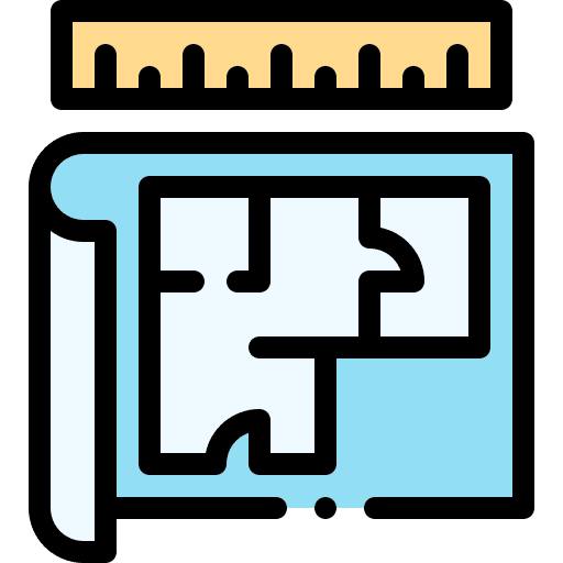 Floor plan architecture house sketch icon