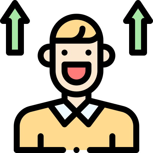 Improvement boy evolve man icon