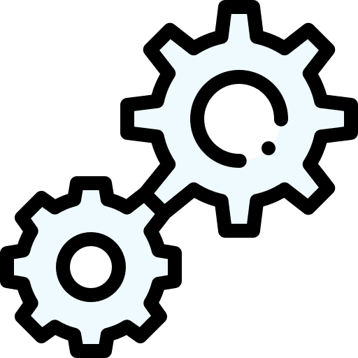 Settings metal gear ui gear icon