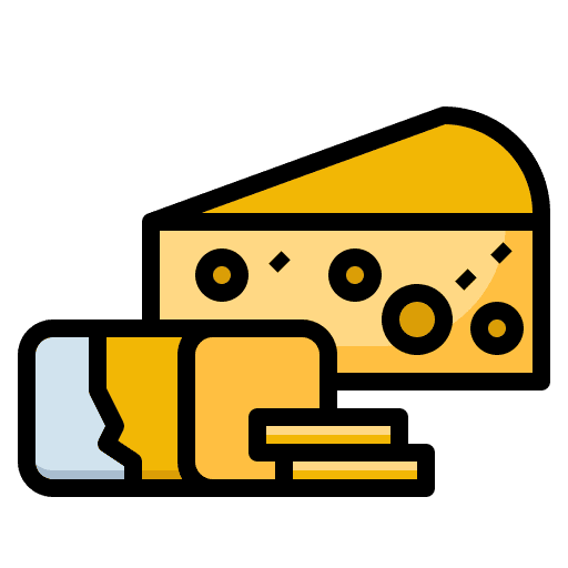 Cheese nutrition butter gastronomy icon