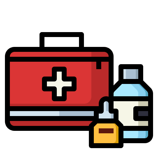 First aid kit healthcare and medical medicine medical kit icon