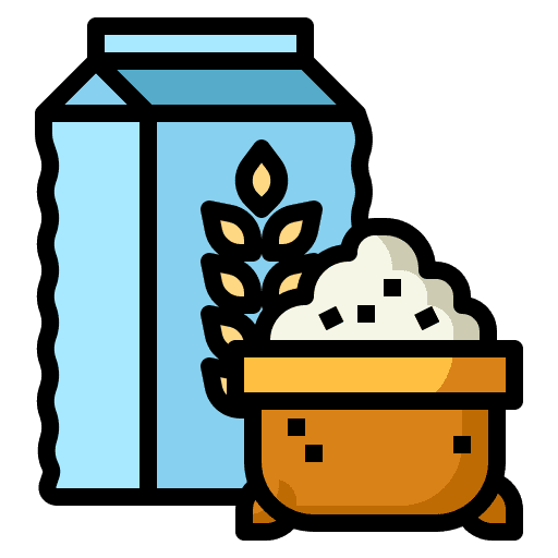 Wheat flour supermarket agriculture food and restaurant icon