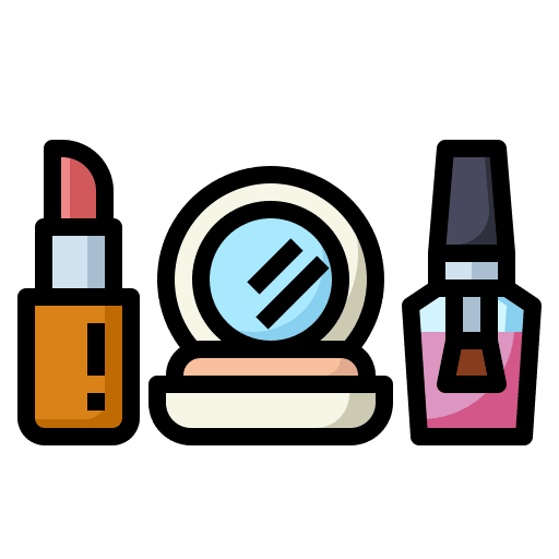 Cosmetics brush fashion beauty icon