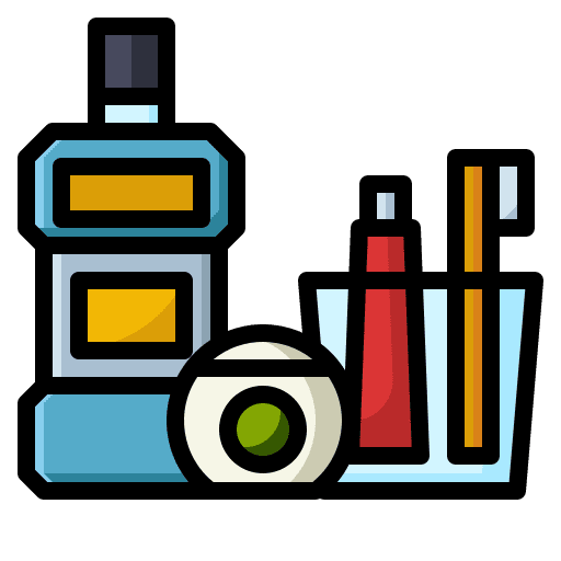 Toiletries toothpaste healthcare and medical household icon