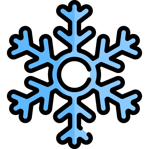 Freezing winter nature cold icon