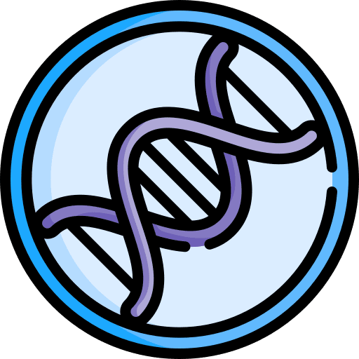 Gmo transgenics genes agriculture icon