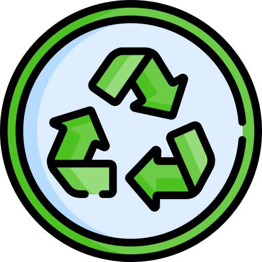 Recycling nature love and romance signs icon