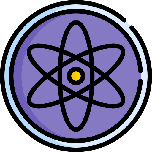 Chemical chemistry science shapes and symbols icon