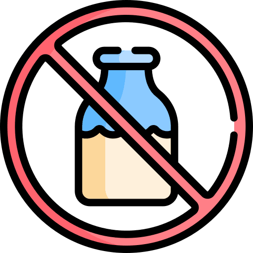 Lactose free lactose free organic allergen icon