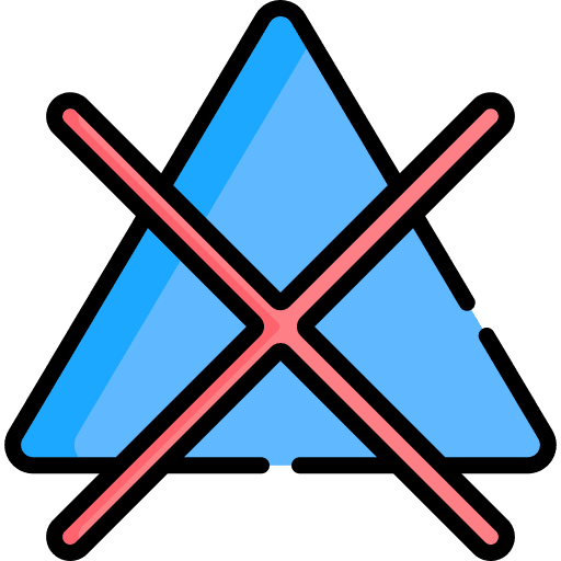 No bleach detergen signs chemical icon