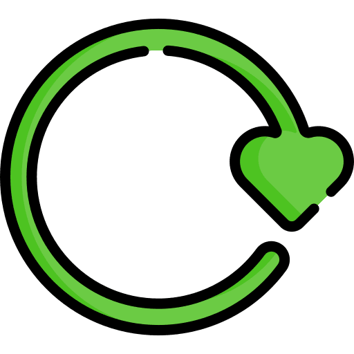 Recycle reset circle circular arrow icon