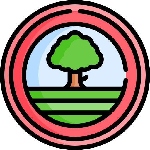 Agriculture field agriculture shapes and symbols icon