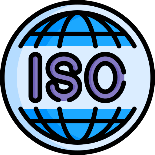 Iso warranty badge guarantee icon