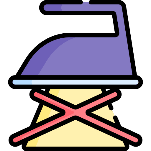 No steam laundry no steam shapes and symbols icon