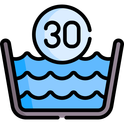 Washing laundry degree 30 icon