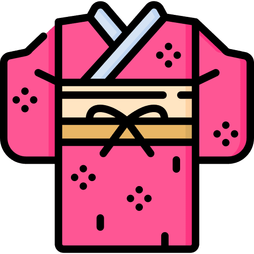 Kimono clothes fashion oriental icon