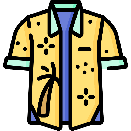 Summer shirt hawaii clothes summer icon
