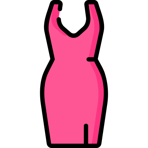 Dress garment fashion clothes icon