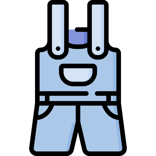 Overalls clothes pants jumpsuit icon