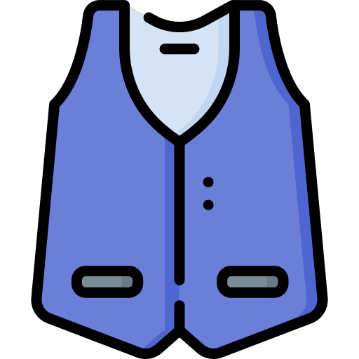 Vest suit garment fashion icon