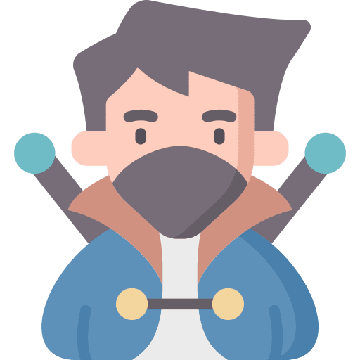 Assasin hunter ninja people icon