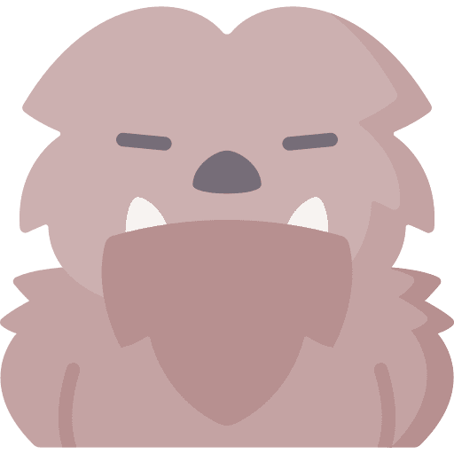 Bigfoot fantasy folklore characters icon