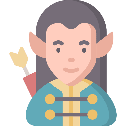 Elf user fairy tale costume icon