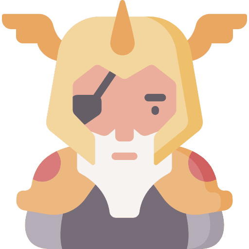 Odin nordic fashion fantasy icon