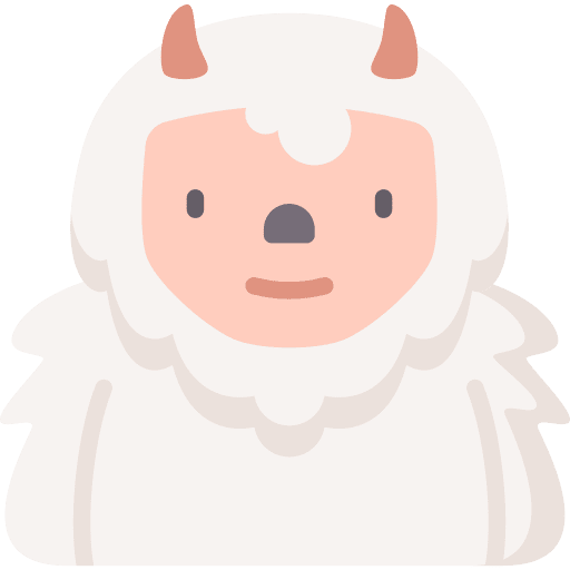 Yeti legend monster fantasy icon